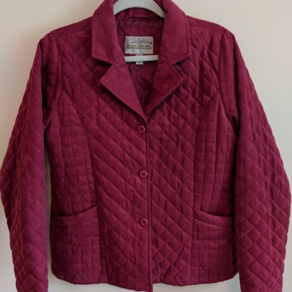 Cabela's Coral Colored Quilted Jacket SP